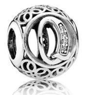 Срібна намистина Пандора  «Літера Q» 791861CZ MasterSem Київ - фото 1