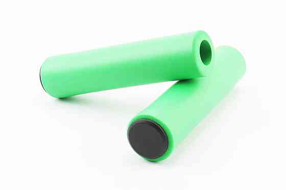 Ручки керма 130мм, пінорезинові, салатові Київ