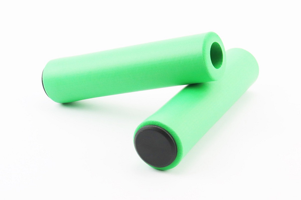 Ручки керма 130мм, пінорезинові, салатові Київ - фото 1