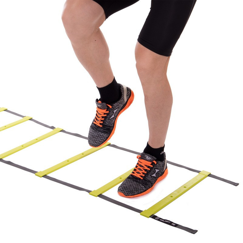 Координаційна драбина доріжка для тренування швидкості Zelart 2566 довжина 8 м Київ - фото 7