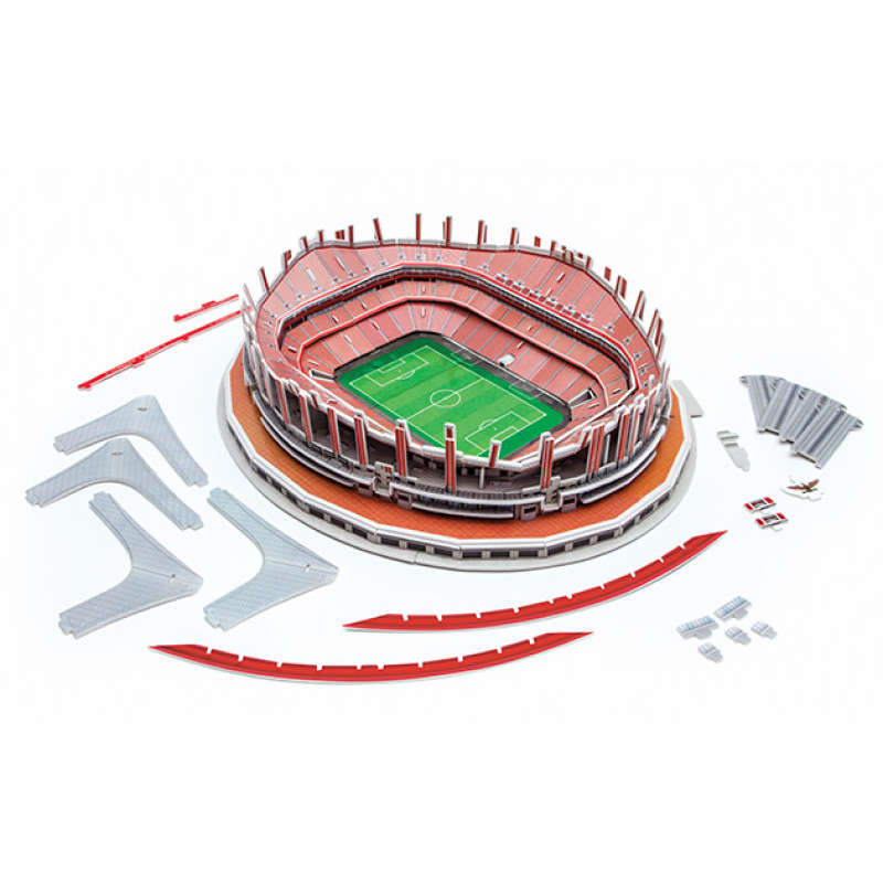 Пазлы 3D футбольный стадион Da Luz, Benfica, трехмерный конструктор-головоломка для детей, из 84 пазлов Каменец-Подольский - изображение 4