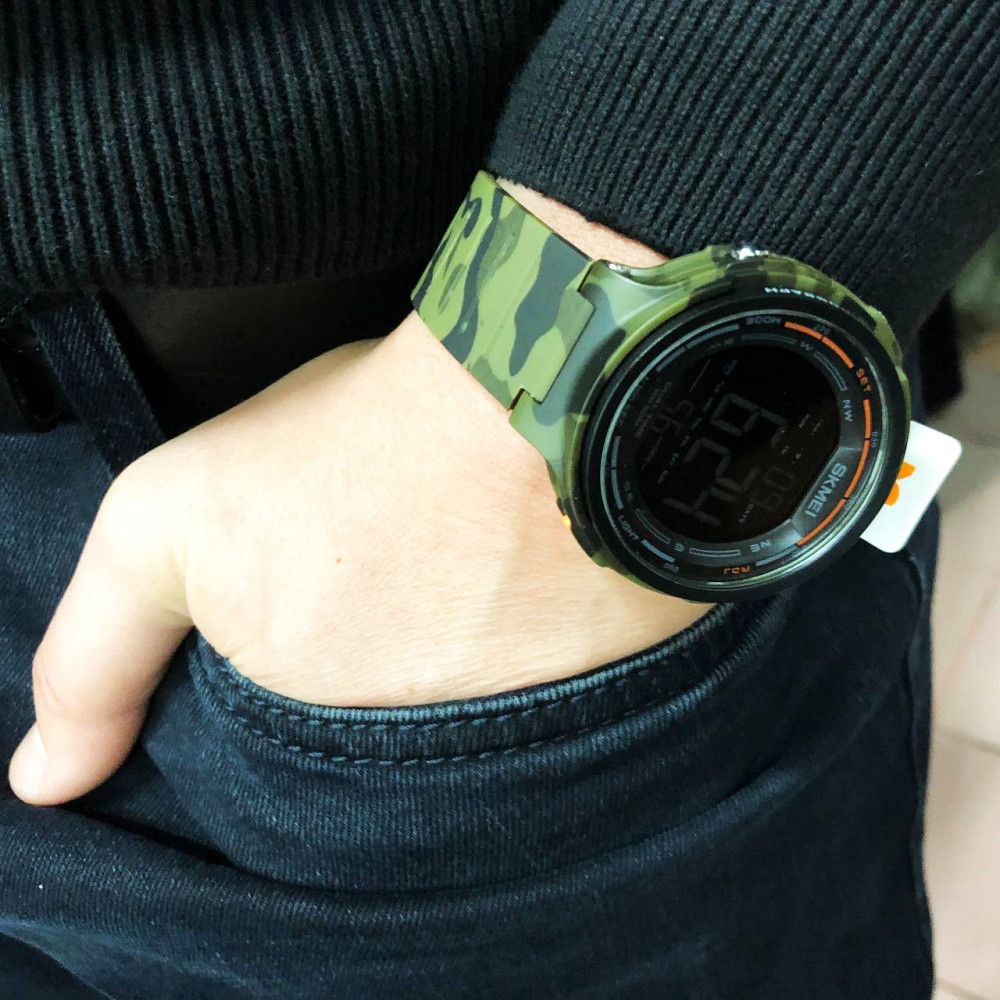 Практичные спортивные мужские часы SKMEI, Армейские часы противоударные для активных военных UK-73 Львов - изображение 9