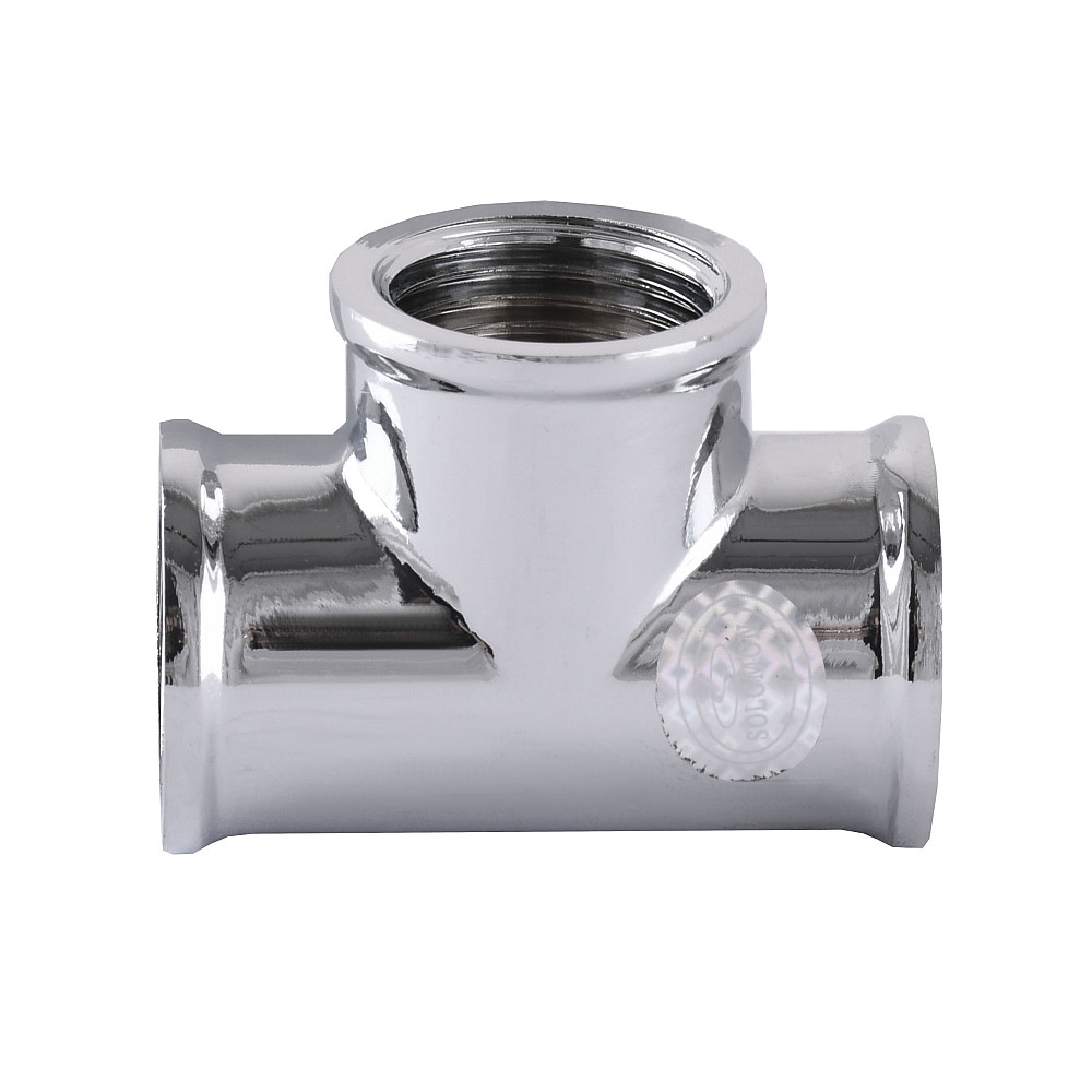 Трійник SOLOMON 3/4″ ВВВ хром 8202 Луцк - изображение 1