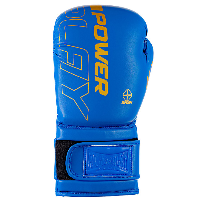 Боксерські рукавиці PowerPlay 3089 Alpha Сині 16 унцій Кам'янське - фото 2