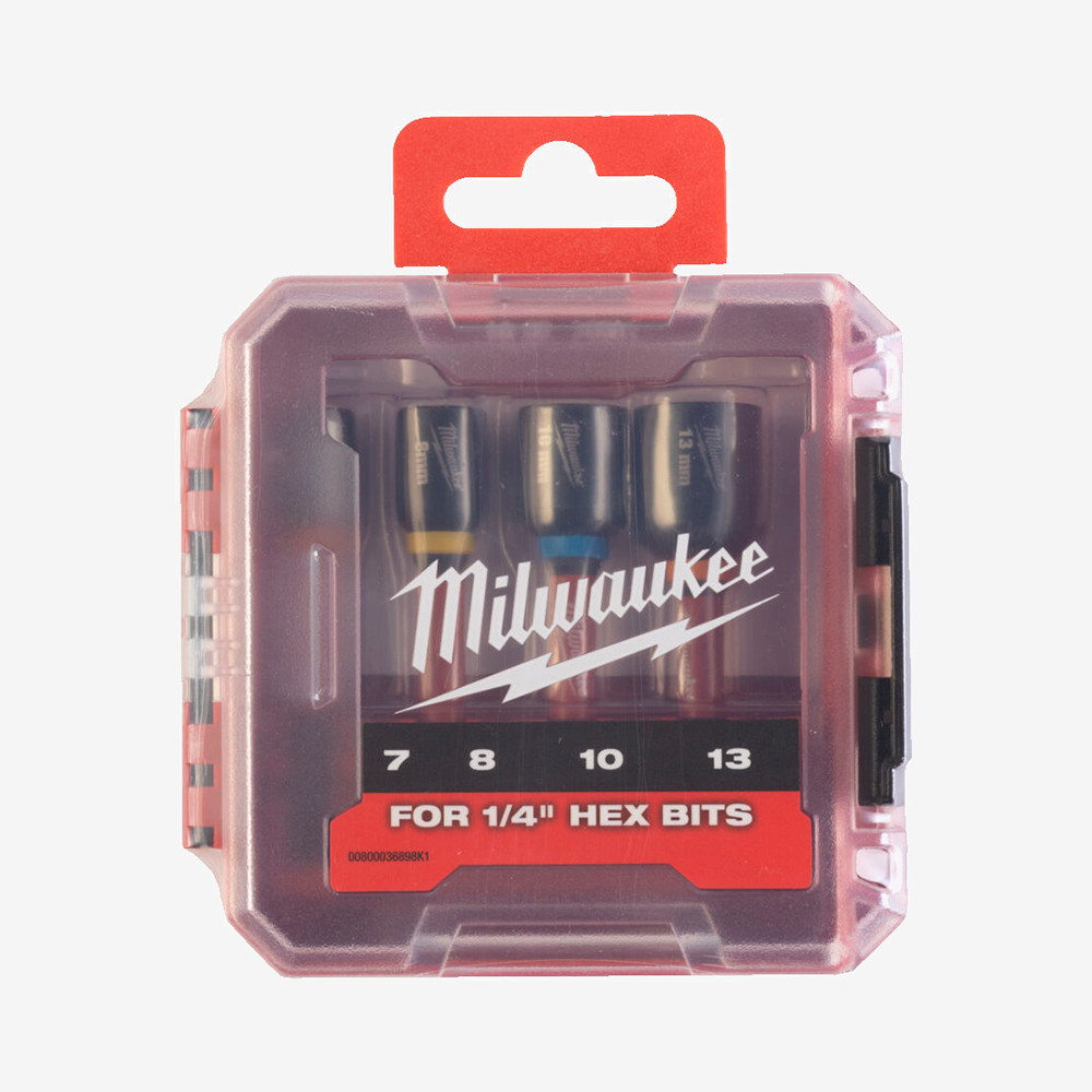 Набір насадок торцевих магнитних під зовнішній 6-гранник ShW MILWAUKEE (4 шт) Одеса - фото 2