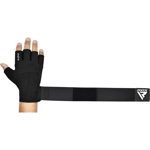 Рукавички для фітнесу RDX  W3 BLACK WITH EVA PADDING-S Каменское - изображение 6