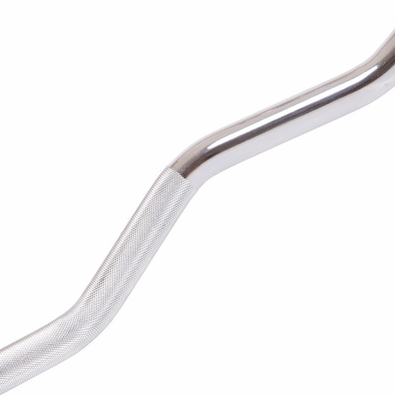 Штанга фіксована вигнута погумована Zelart 6231-15 довжина 95 см 15 кг Київ - фото 6