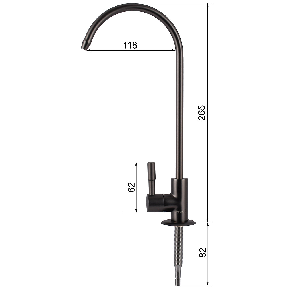 Кран для зворотнього осмосу Globus Lux Lazer GLLR-55M-00 Луцьк - фото 8