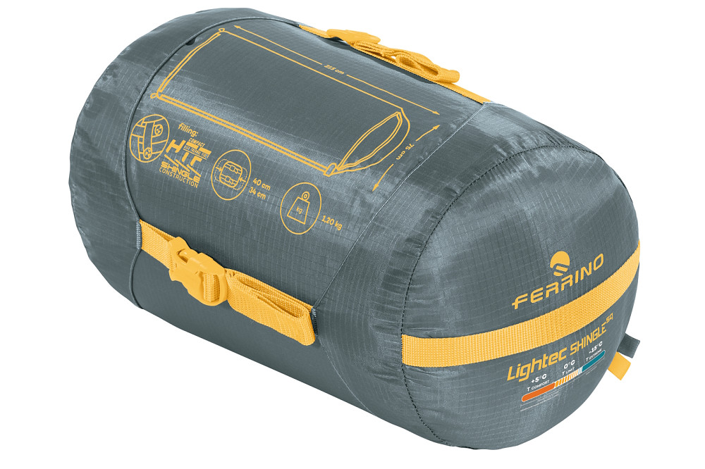 Спальный мешок Ferrino Lightech Shingle SQ -2°C Зеленый Правый (86266QVVD) Київ - фото 2