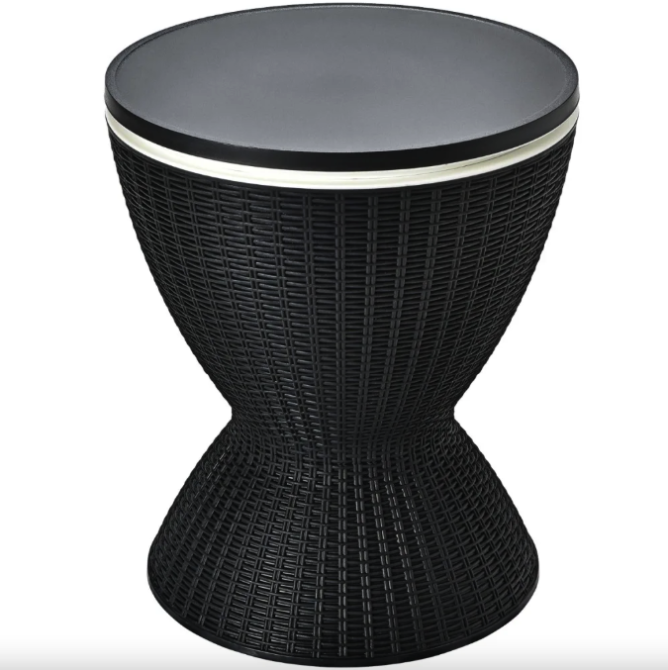 Стіл-холодильник Costway Curver з регульованою висотою 30L чорний Киев - изображение 1