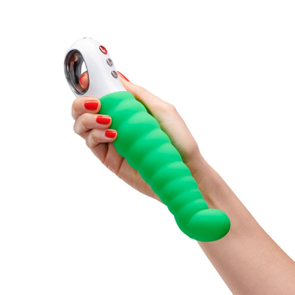 Вібратор точки G Fun Factory PATCHY PAUL fresh green, гнучкий, 12 режимів Sex Aura Київ - фото 6