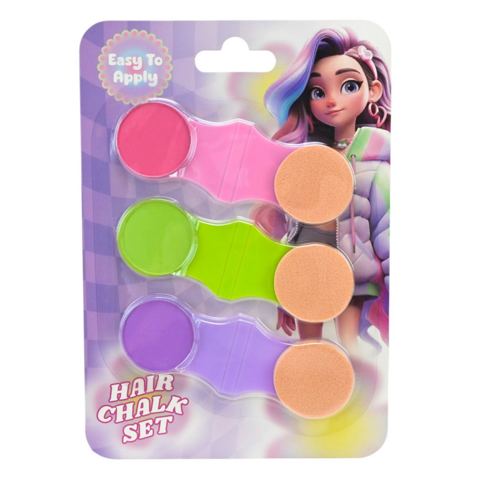 Дитяча косметика "Крейда для волосся" UKR2411, 3 кольори Вінниця - фото 2