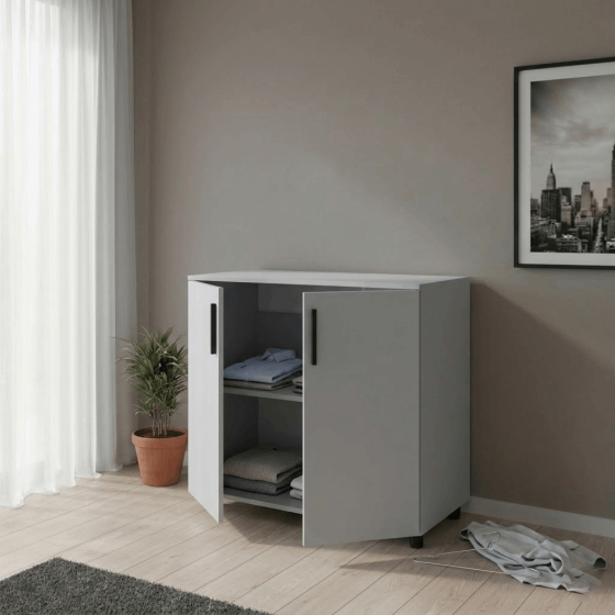 Комод Doros Торн Сірий 2 ДСП 90х51.6х80 (DRS-012090) Дніпро
