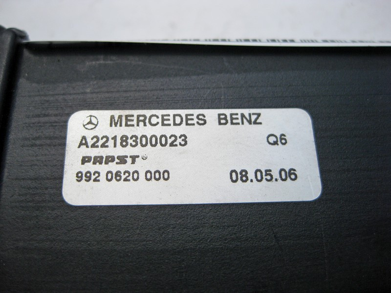Mercedes-Benz  A2218300023 Повітропровід вентилятора в приладовій панелі S-Class W221 CL C216 Одеса - фото 4