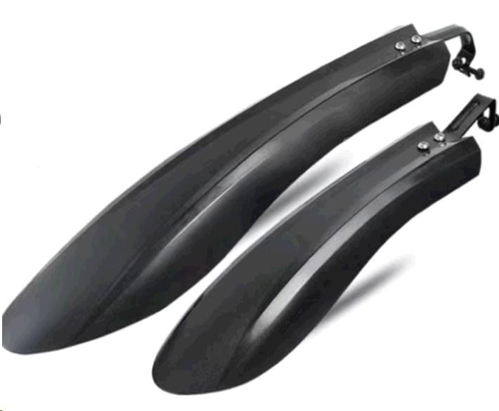 Крила велосипедні (MTB) (чорні, пластик) SIMPLA S (колесо 24-28) Мукачево - фото 1