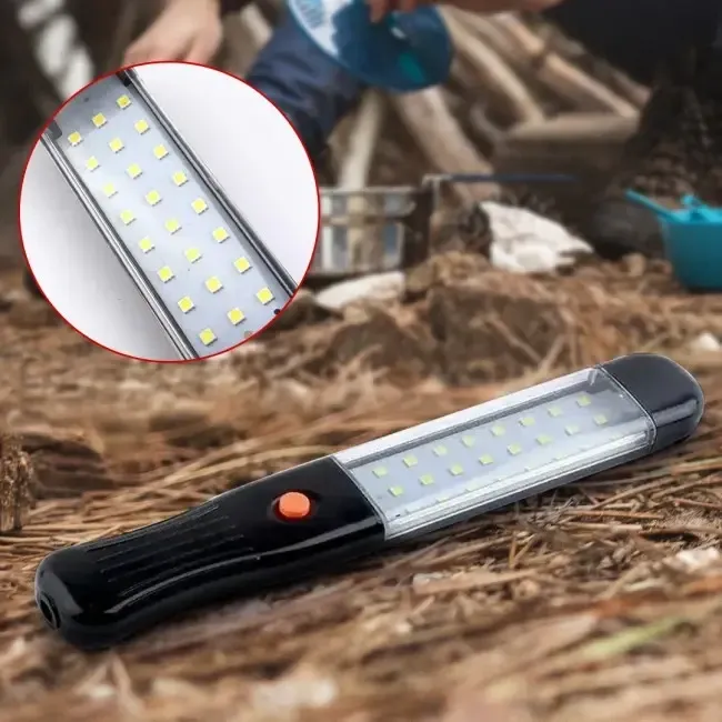 Ліхтарик із гачками BL PC 048COB з USB-зарядкою На магніті для СТО Одеса - фото 3