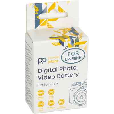 Акумулятор до фото/відео PowerPlant Canon LP-E6NH 2250mAh (CB970551) Вінниця