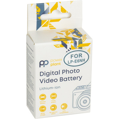Акумулятор до фото/відео PowerPlant Canon LP-E6NH 2250mAh (CB970551) Вінниця - фото 2