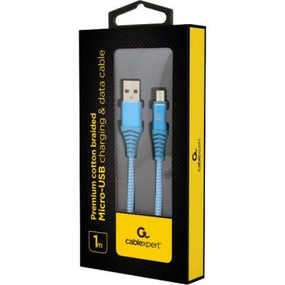 Дата кабель USB 2.0 Micro 5P to AM Cablexpert (CC-USB2B-AMmBM-1M-VW) Винница - изображение 2