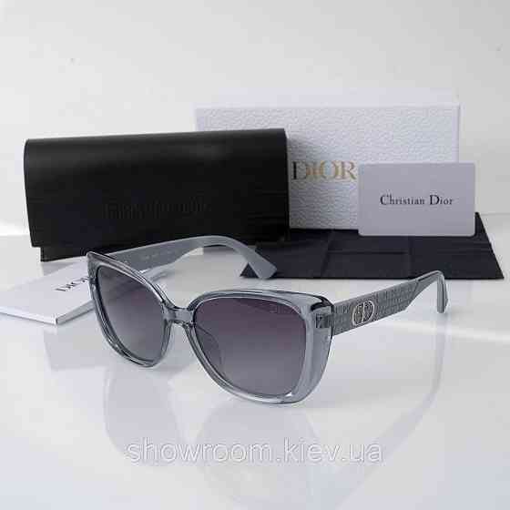 Сонцезахисні жіночі брендові окуляри з поляризацією (1552) сірі Київ