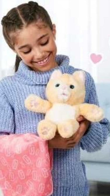 Интерактивная игрушка котенка обнимашка Little Live Pets Cozy Dozys. Харьков - изображение 4