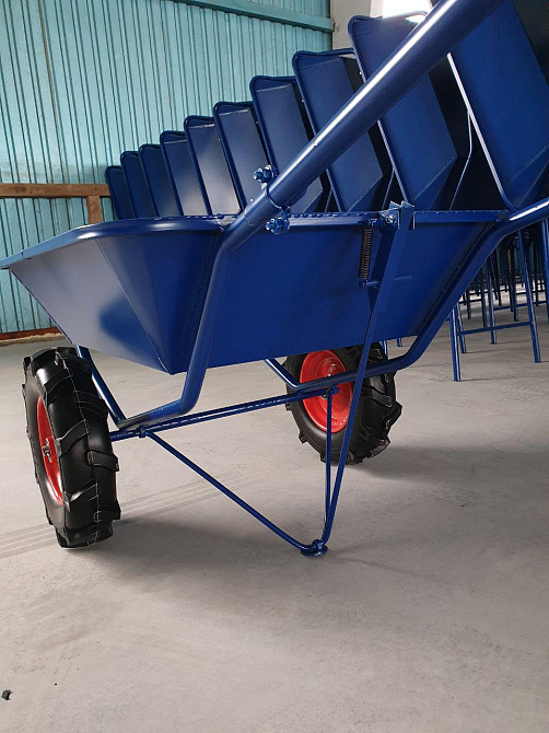 Тачка строительная Garden joys 200 Синий Тачка грузовая Тачка двухколесная строительная Тачка для вывоза мусор Белая Церковь - изображение 5