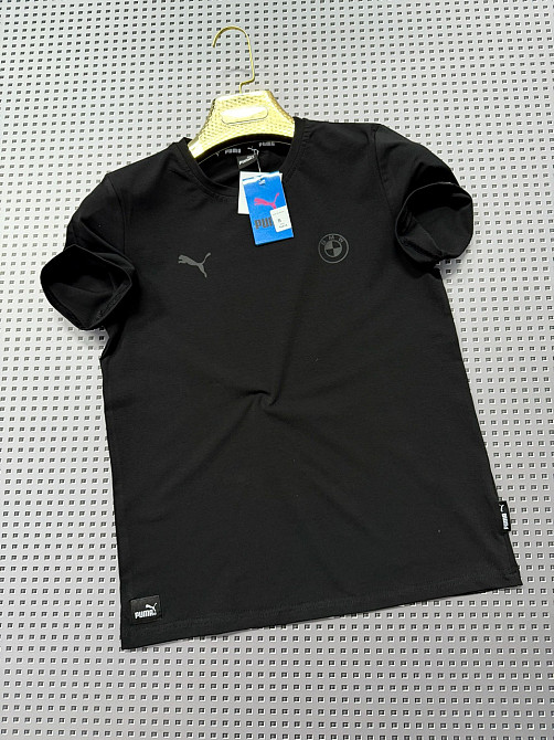 Футболка мужская Puma Bmw Logo Negro Blackt,производство Турции Киев - изображение 3