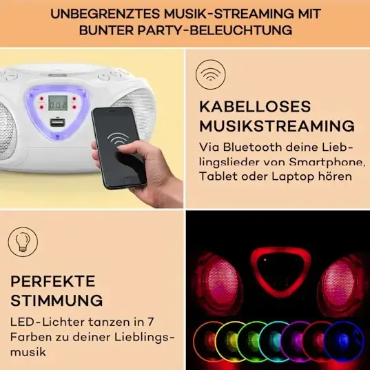 Уценка! Бумбокс Auna Roadie CD Boombox из Германии Днепр - изображение 7