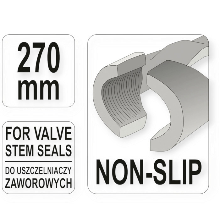 Знімач сальників клапанів 270 мм (щипці подовжені) Мукачево - фото 2