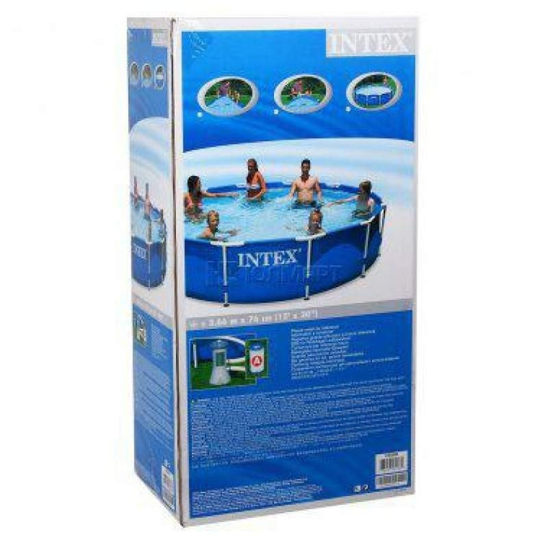 Басейн каркасний Intex 28212 з фільтр-насосом 366х76 см Синій Чернигов - изображение 2