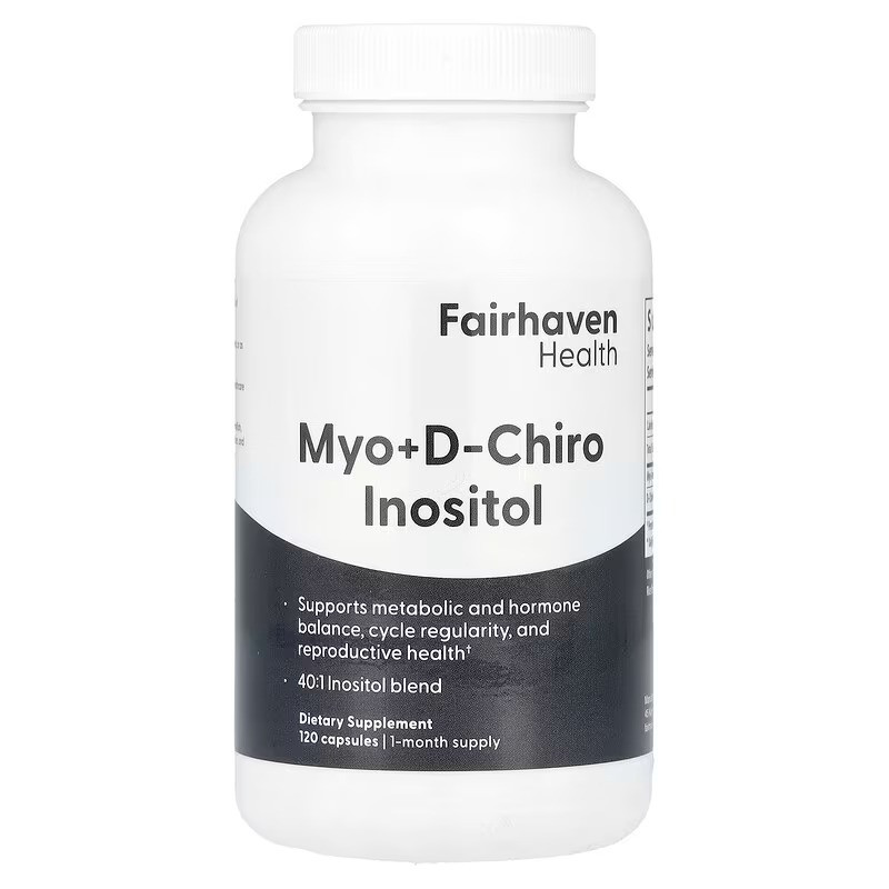 Мио-инозитол + D-хиро инозитол (Myo + D-Chiro Inositol) 120 капсул Київ - фото 1