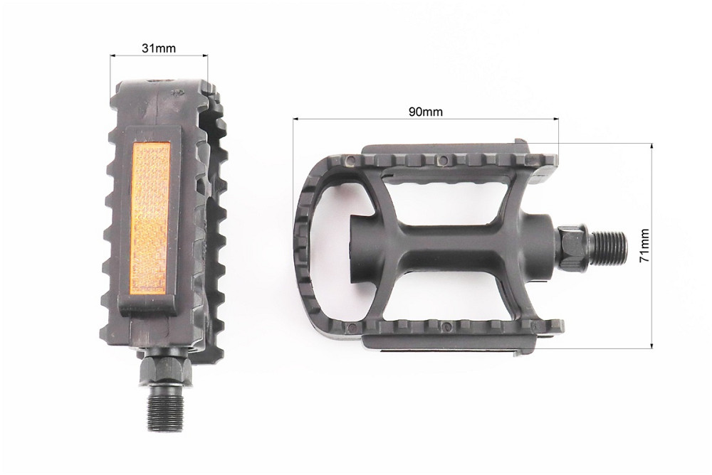 Педалі CHILD 1/2" (99x75x31mm) пластикові, чорні LU-892DU Київ - фото 2