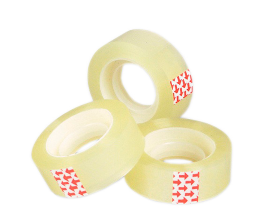 Скотч канцелярский ширина - 18мм длина - 15 метров (8шт) Днепр