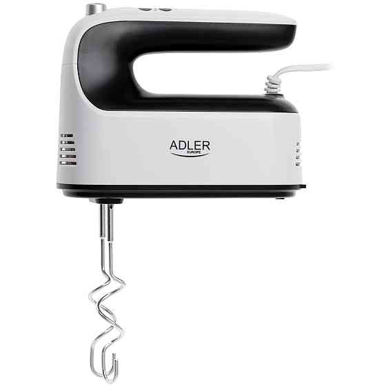 Міксер Adler AD 4229 ручний/ 600Вт/ 9 швидкостей/ Turbo/ контейнер для аксесуарів/ білий Вінниця