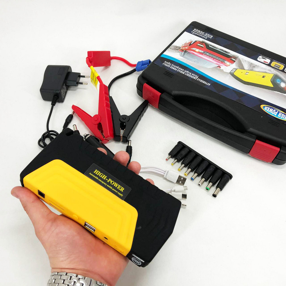 Лучшее зарядное устройство для автомобильного аккумулятора 50800 mAh, Пускозарядка с аккумулятором YK-62 Львов - изображение 11