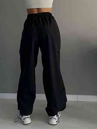 Женские повседневные оверсайз брюки из плащевки Одесса