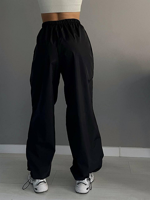 Женские повседневные оверсайз брюки из плащевки Одесса - изображение 2