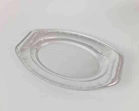 Круглый, пещевой, алюминиевый поднос 1430 мл 43G 10шт  (1 пачка) Харьков