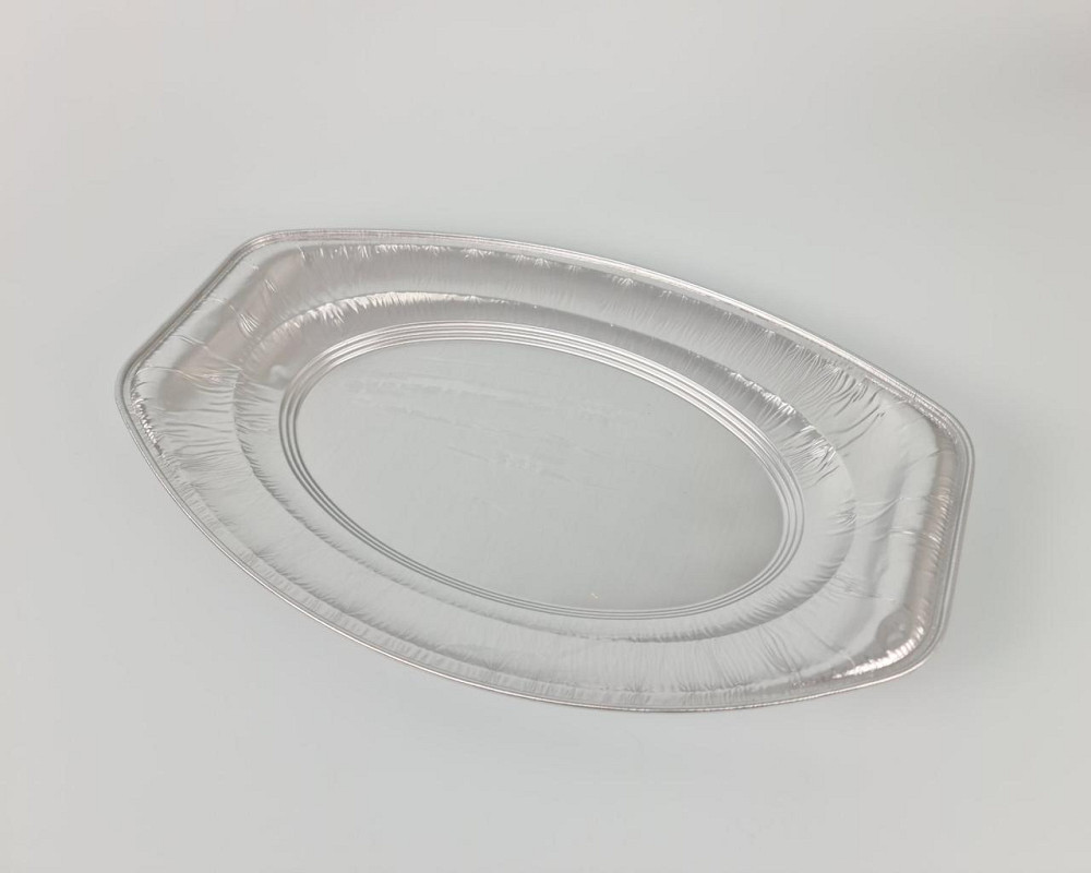 Круглый, пещевой, алюминиевый поднос 1430 мл 43G 10шт  (1 пачка) Харьков - изображение 3