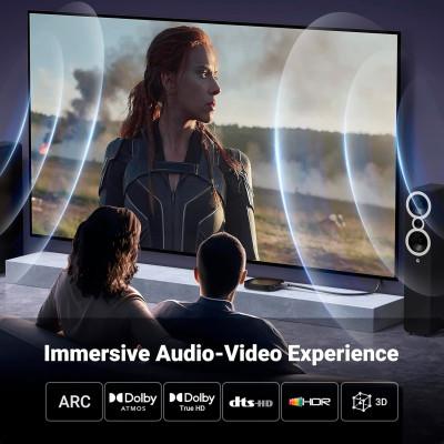 Кабель мультимедийный HDMI M to HDMI M 2.0m V2.0 4K60Hz HD153 black Ugreen (25299) Винница - изображение 4