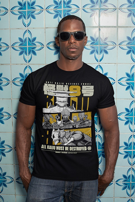 Футболка для мальчика аниме Каиджу Но Мина Схиро оверсайз (рост от 165 до 180 ) Черний AnimeJ0479m Днепр - изображение 4