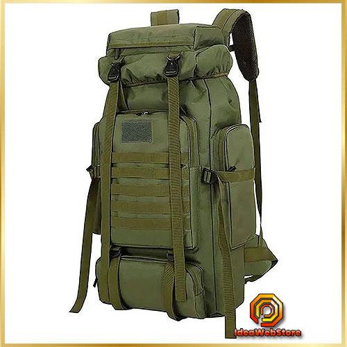 Тактичний рюкзак 70 л Tactic армійський штурмовий рюкзак для полювання, риболовлі, туризму та військових завдань, вологозахищений Київ - фото 1