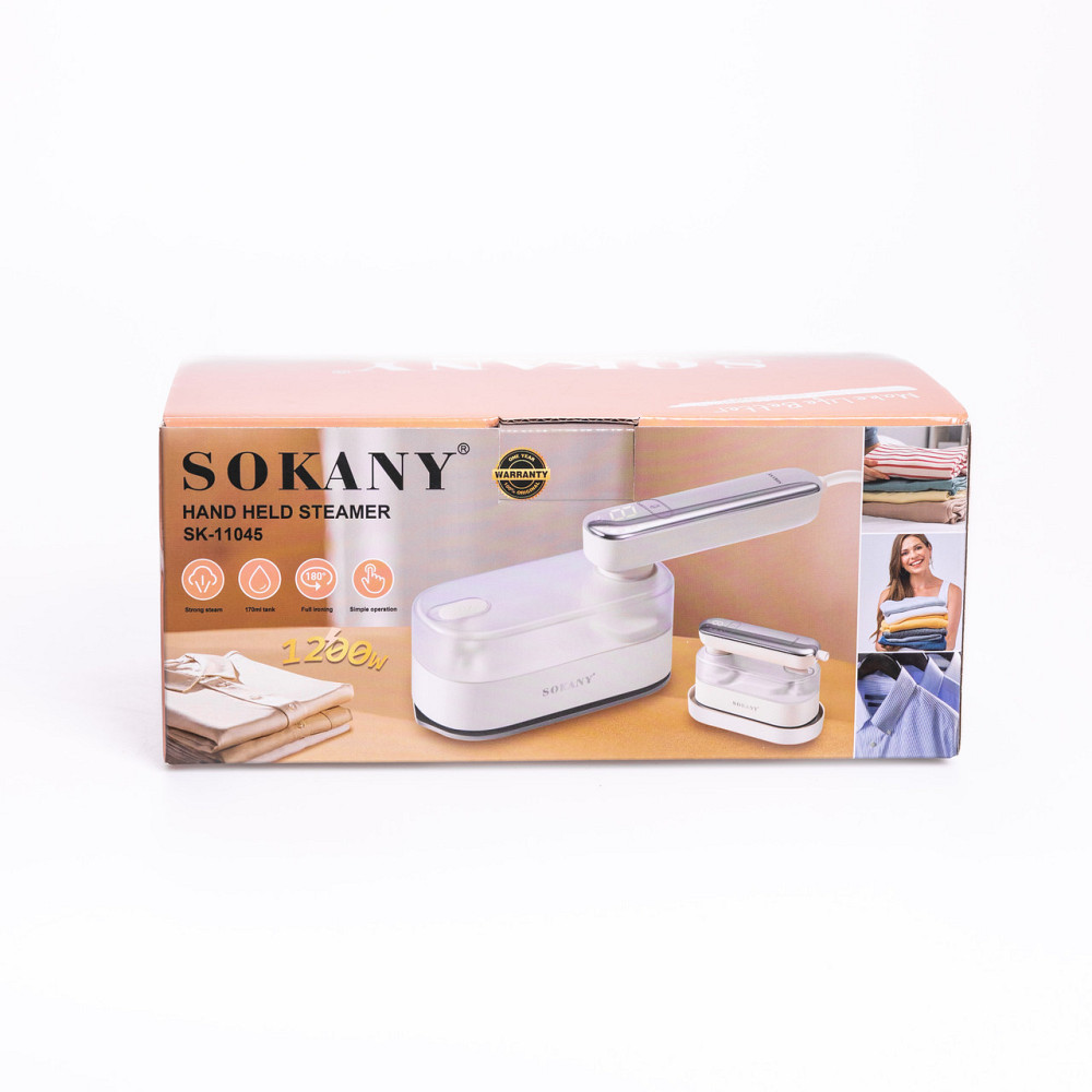 Sokany Дорожня праска з парогенератором Sokany 1200 Вт Білий SK-11045 Коломыя - изображение 7