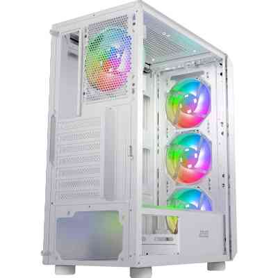 Корпус 2E Gaming Hexagon G338W, без БЖ, 2xUSB 3.0, 1xUSB Type-C, 1x120mm, 3x120mm ARGB, TG Side Panel, AT (2E-G338W) Вінниця