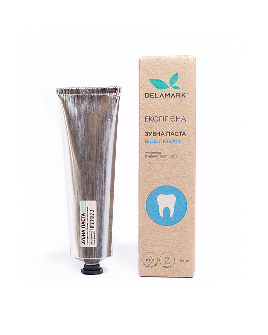 Зубна паста Відбілююча De La Mark 80 мл Київ - фото 1