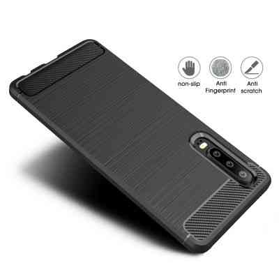 Чехол для мобильного телефона Laudtec для Huawei P30 Carbon Fiber (Black) (LT-P30B) Винница