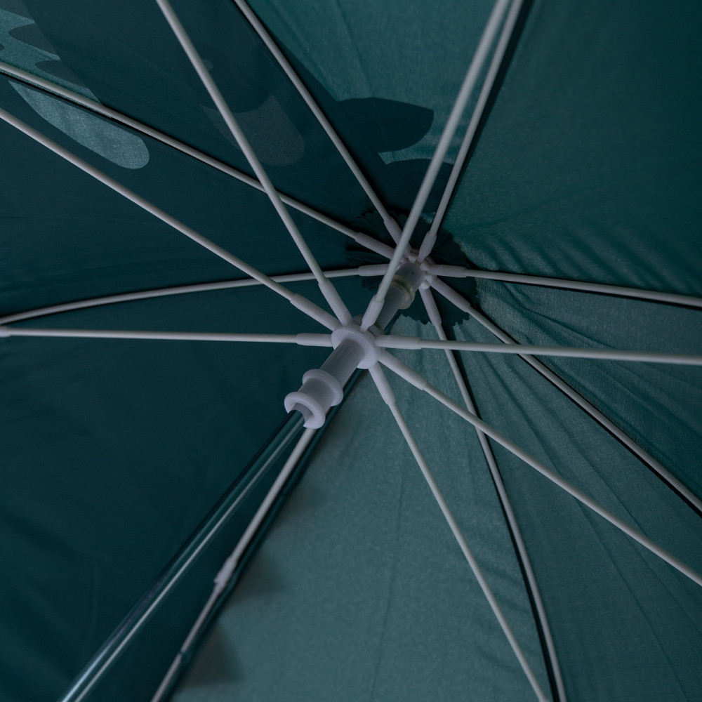 Класична дитяча парасолька-тростина механічна з поліестеру міцна надійна 8 спиць діаметр 89 см Зелений HP-23-12GR Київ - фото 7