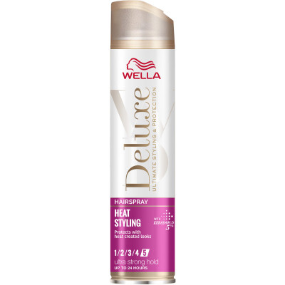 Лак для волос Wella Deluxe Heat Styling 250 мл (3614226754318) Винница - изображение 1