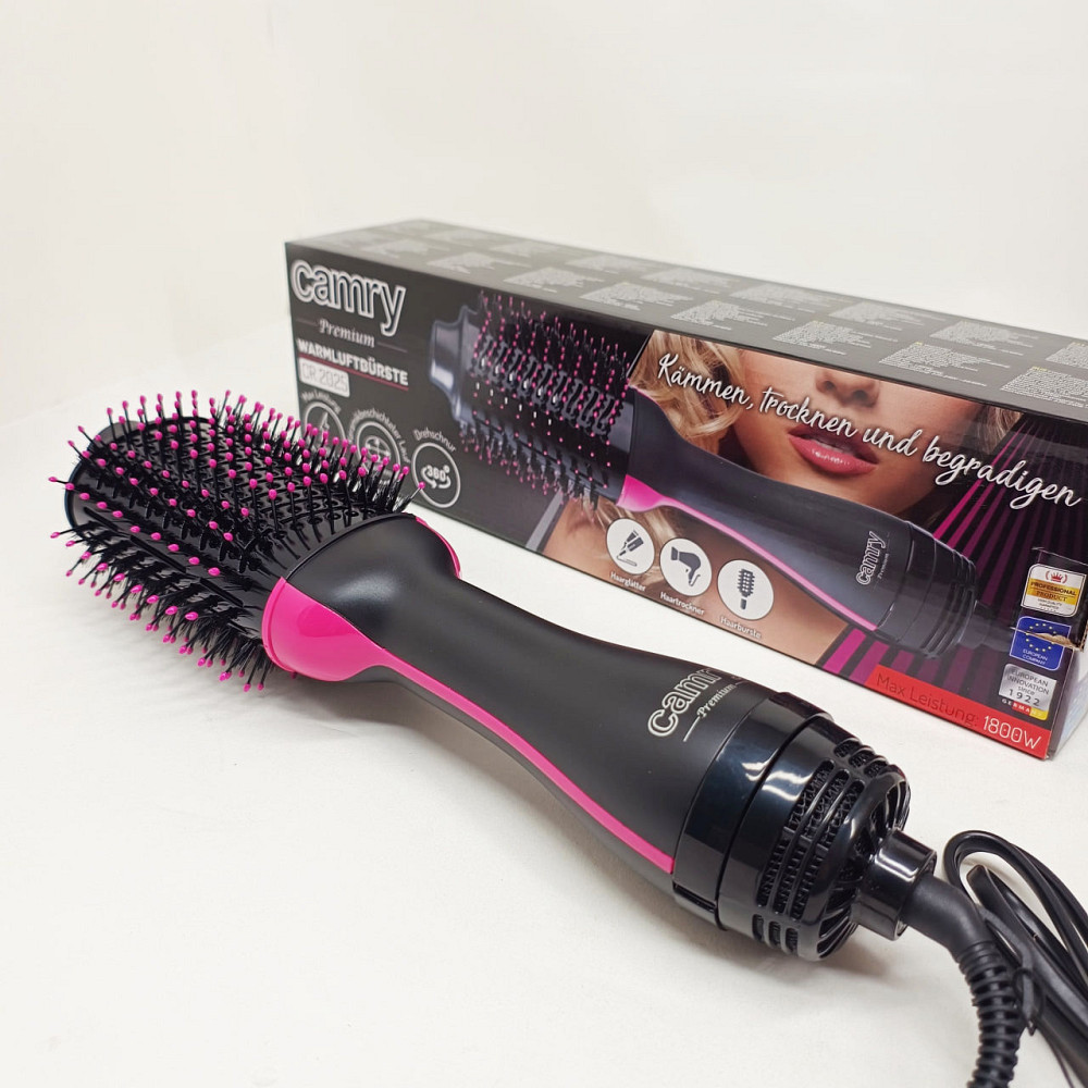 Фен-стайлер с насадками Camry CR 2025 1800Вт, Фен с разными насадками, Стильный фен для укладки волос BQ-92 Львов - изображение 3