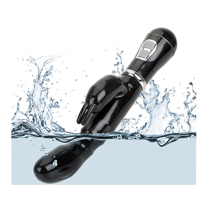 Вибратор Bunny 12 режимов - Чёрный – Вибраторы Винница - изображение 1